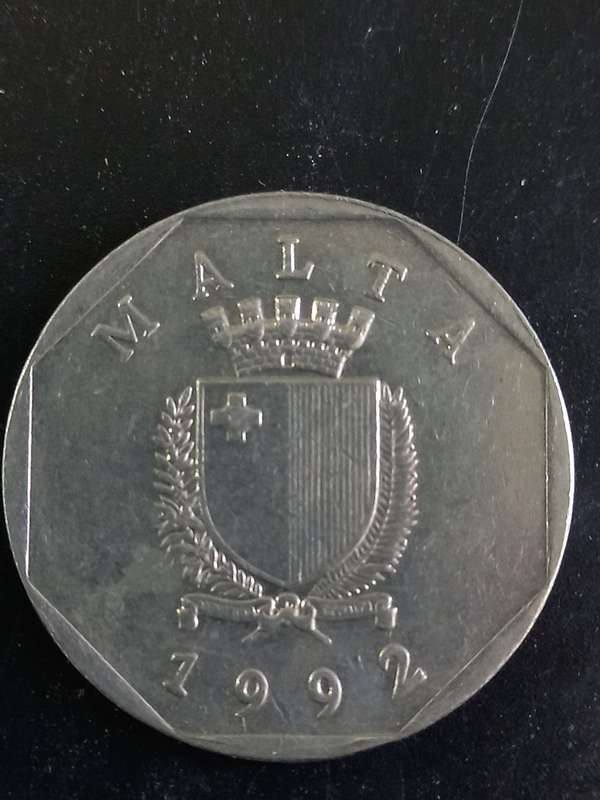 MALTA 50 CENTS 1992