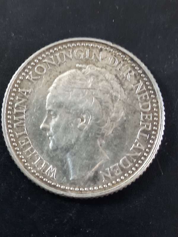 NETHERLANDS HALF GUILDEN 1922