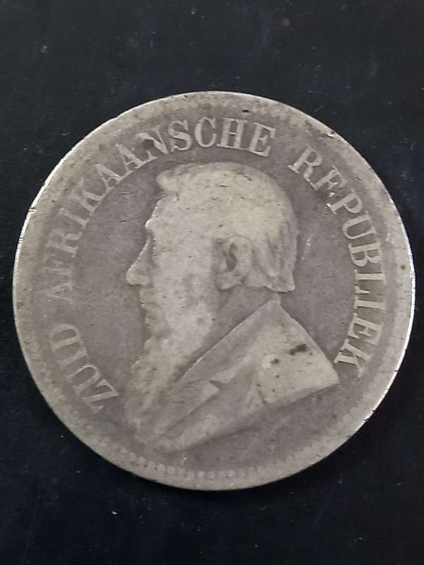 ZAR KRUGER 2 1/2 SHILLINGS 1895