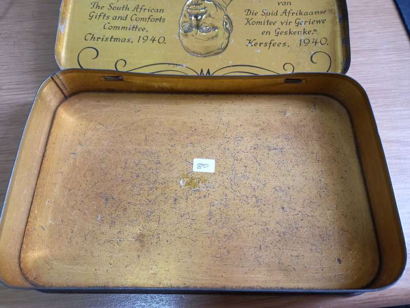 SMUTS WWII LARGE TIN