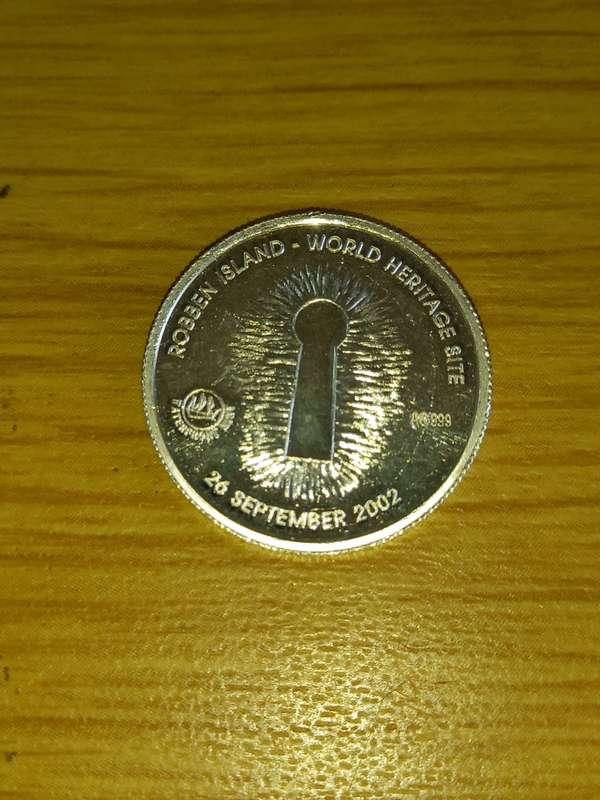 ROBBEN ISLAND 2002 .999 SILVER MANDELA RIVONIA TRIAL SPEECH MEDALLION/COIN