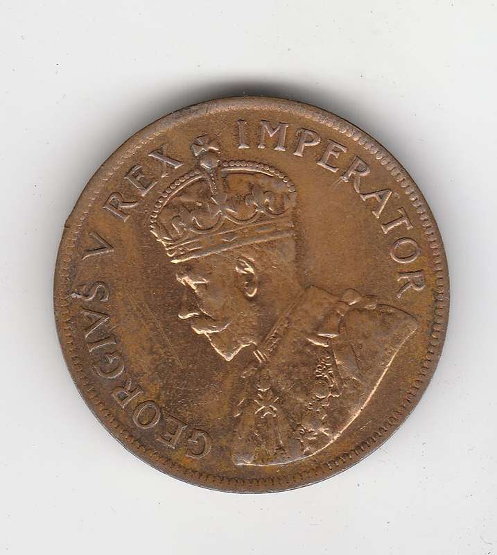 SOUTH AFRICA PENNY 1923