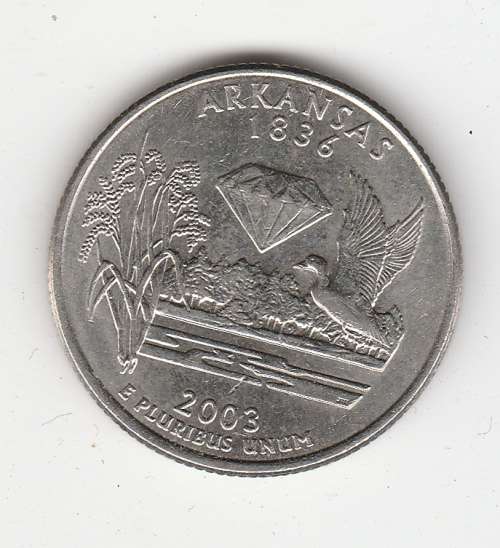 USA QUARTER DOLLAR ARKANSAS 2003 HIGH GRADE
