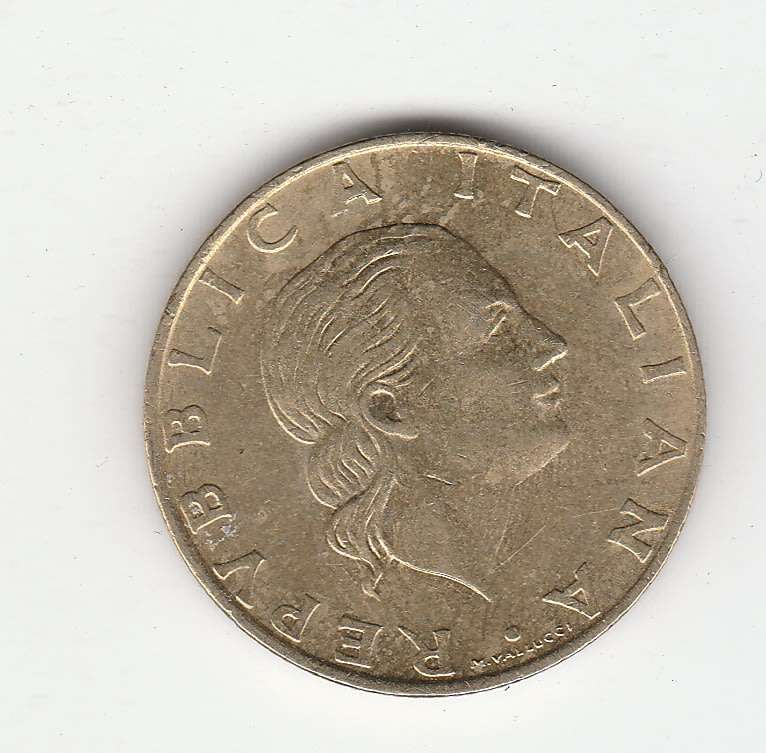 ITALY 200 LIRE ARMA DEI CARABINIERI 1814-1994 XF