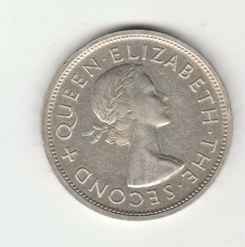 SOUTHERN RHODESIA 1953 CROWN   RHODES CENTENARY SILVER