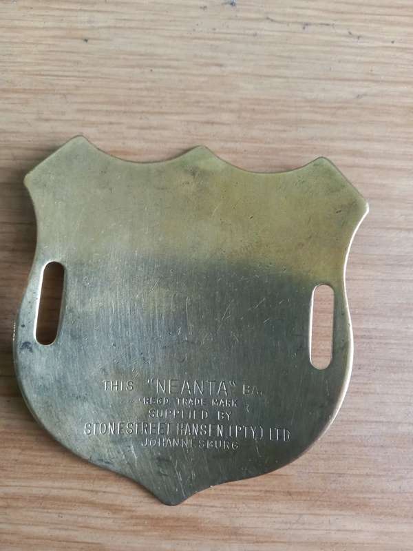 APARTHEID BOSS BOY SHOULDER BADGE STILFONTEIN GOLD MINE CO LTD