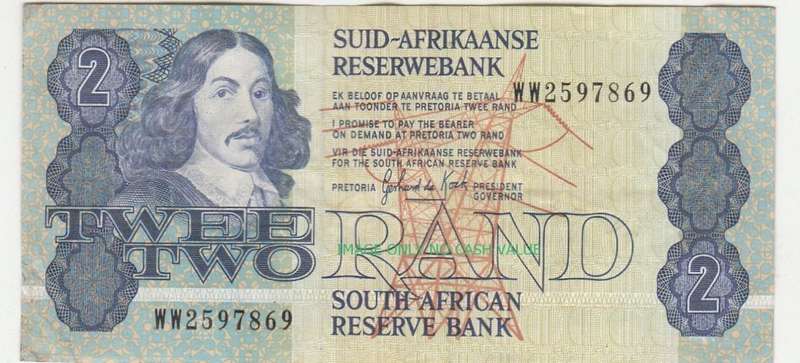 SOUTH AFRICA DE KOCK REPLACEMENT R2 WW2597869