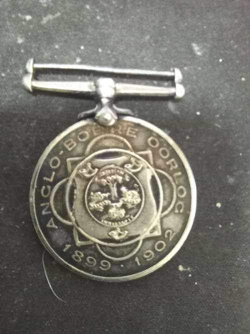 ANGLO BOER MEDAL BURGER G.C. VAN DER MERWE