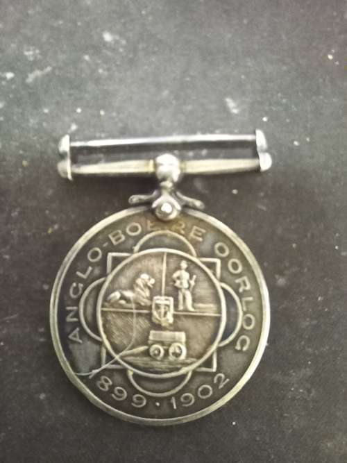 ANGLO BOER MEDAL BURGER G.C. VAN DER MERWE