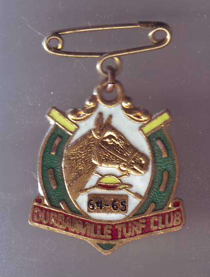 HORSERACING DURBANVILLE TURF CLUB OWNERS BADGE 1964-65