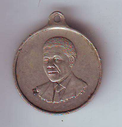 MANDELA SOUTH AFRICA YEAR OF FREEDOM 1994 MEDALLION