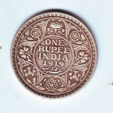INDIA ONE RUPEE 1919