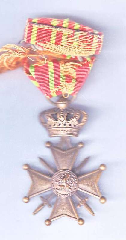 BELGIAN CROIX DE GUERRE(WW I) OR OORLOGKRUIS