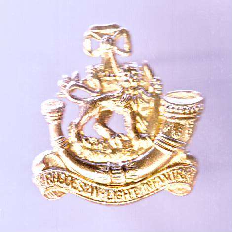 RHODESIAN LIGHT INFANTRY OFFICERS COLLAR BADGE