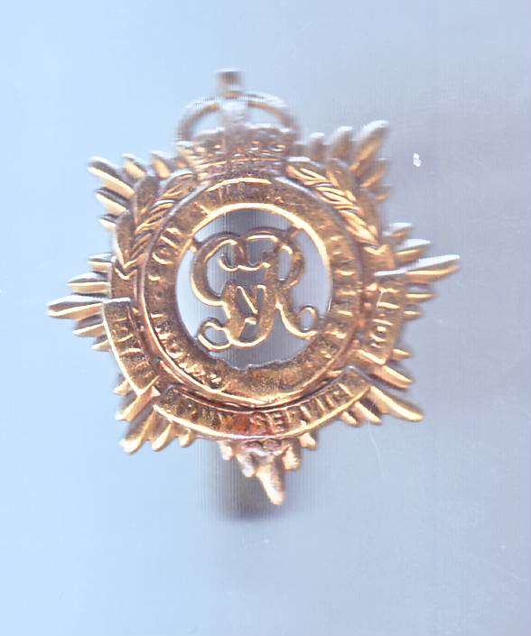 ROYAL ARMY SERVICE CORPS BADGE