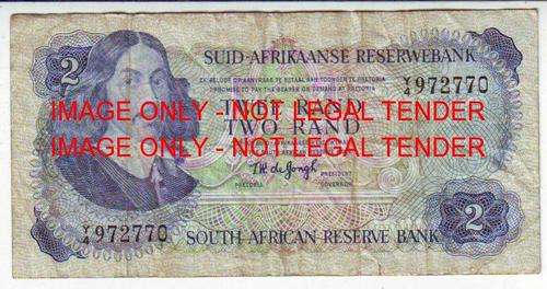TWO RANDS DE JONGH Y 4 972770 REPLACEMENT