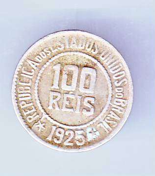 BRASIL 100 REIS 1925