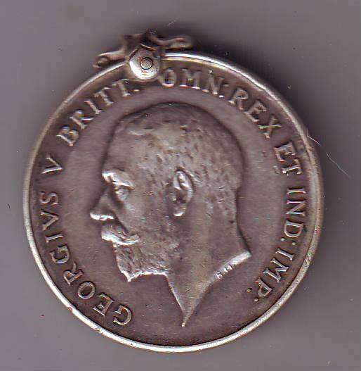 BRITISH WAR MEDAL L/CPL R.A.S COLLINGS. 1 ST S.A.I