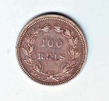PORTUGAL 100 REIS 1895