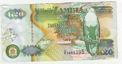 ZAMBIA 20 KWACHA 1992 - BUILDING