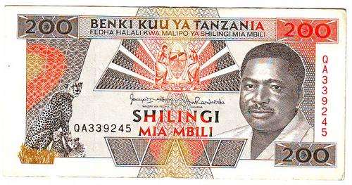 TANZANIA 200 SHILLINGS - FISHING