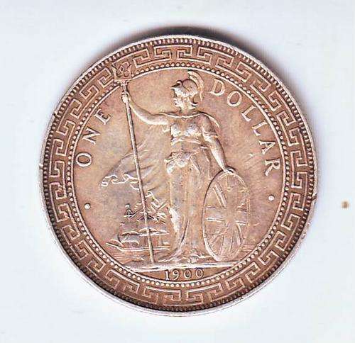 TRADE DOLLAR 1900 - MINT MARK B