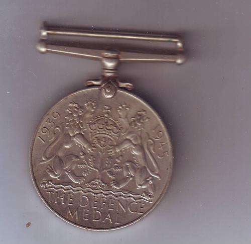 DEFENCE MEDAL UNNAMED