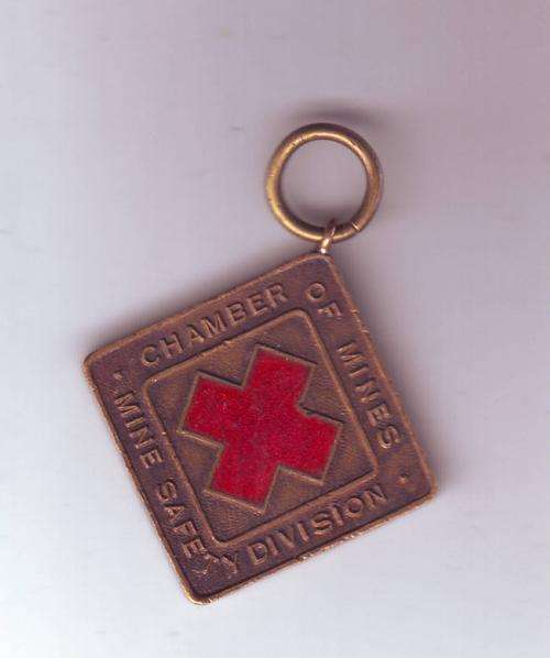 MINE SAFETY MEDAL - CHAMBER OF MINES - AMBULANCE COMPETITION