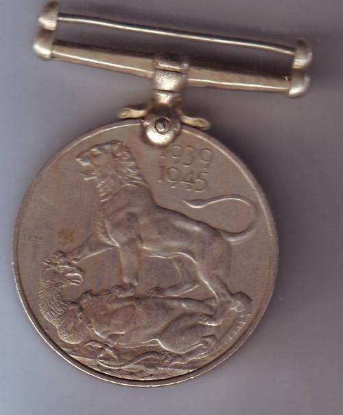 1939-45 WAR MEDAL 227147 J.J. VAN WYNGAARD