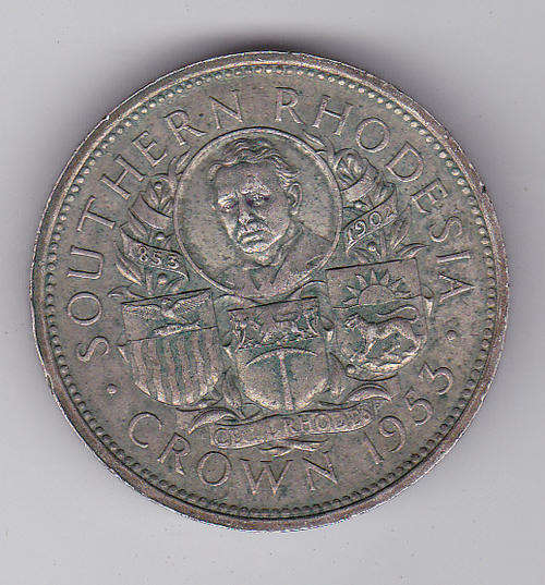 SOUTHERN RHODESIA CROWN 1953