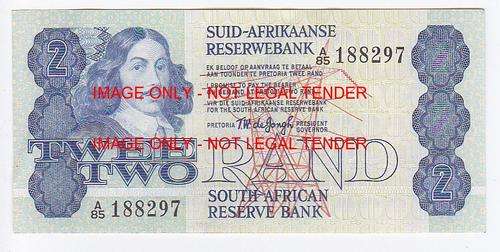 SOUTH AFRICA TWO RAND T.W. DE JONGH A85 188297
