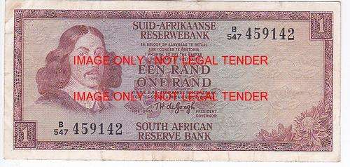 SOUTH AFRICA ONE RAND DE JONGH B547 459142