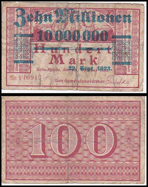 GERMANY 100 MARK 22 SEPT 1923 NR:140917