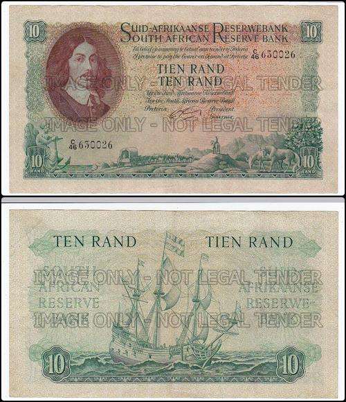TEN RAND G.RISSIK C46 630026 FIRST ISSUE 1962
