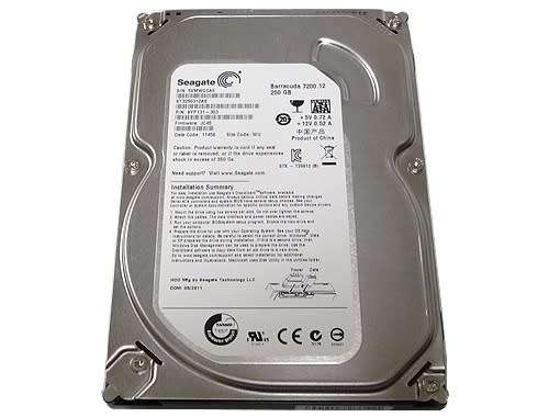 Seagate Barracuda 250GB 3.5" Desktop HDD - Working 100%