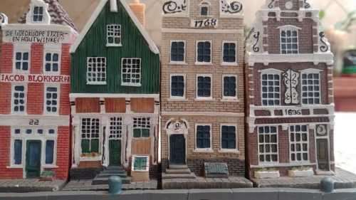 Authentic DUTCH PORCELAIN STREET - Extremely Rare & Unique