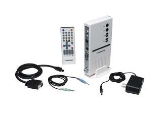 External LCD TV Converter / Tuner - Convert RF to VGA (incl UHF/VHF Scanner) & RCA to VGA