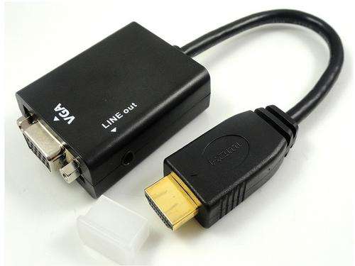 Active HDMI to VGA Cable with Audio Output