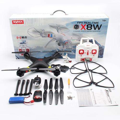 Syma X8W 2 Megapixel Camera with FPV (Live Cam on Phone) Drone / Quadcopter