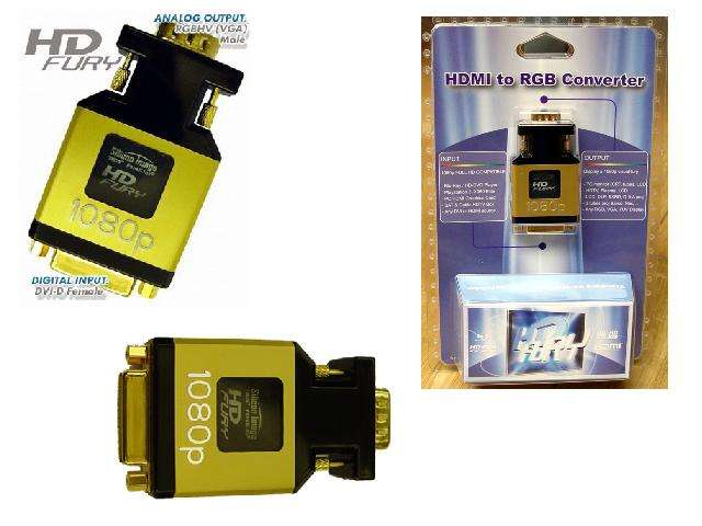 HDFURY - HDMI / DVI to VGA(RGB) Converter - Allows 1080p HDCP Content on non-HDCP Displays