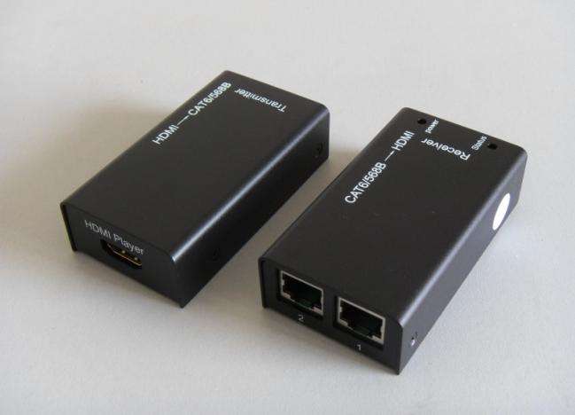 HDMI over CAT5e Balun / Extender - (30 Meter 1080p/50 Meter 720p-1080i) - HDCP 1.2, HDMI v1.3