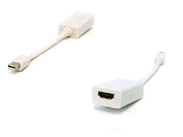 Male Mini Displayport to HDMI Female Adapter (2008 and newer Macbook)