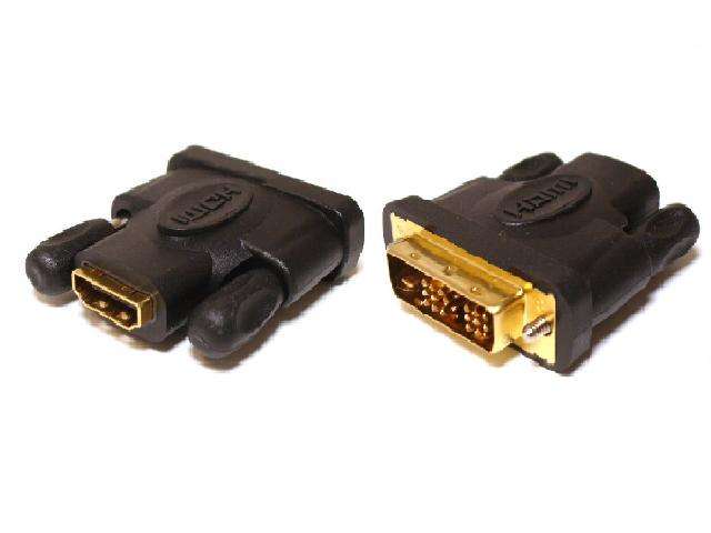 Female HDMI to DVI-D Male Single Link adapter (Gold Plated Connectors)