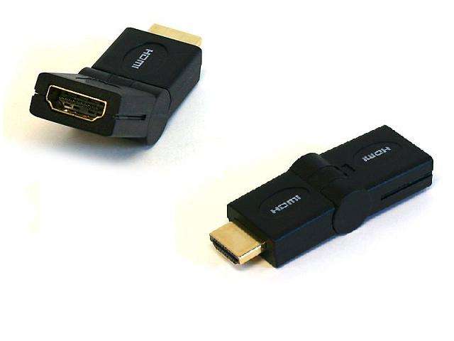 HDMI Port Saver - Male to Female Adapter - Swiveling Type