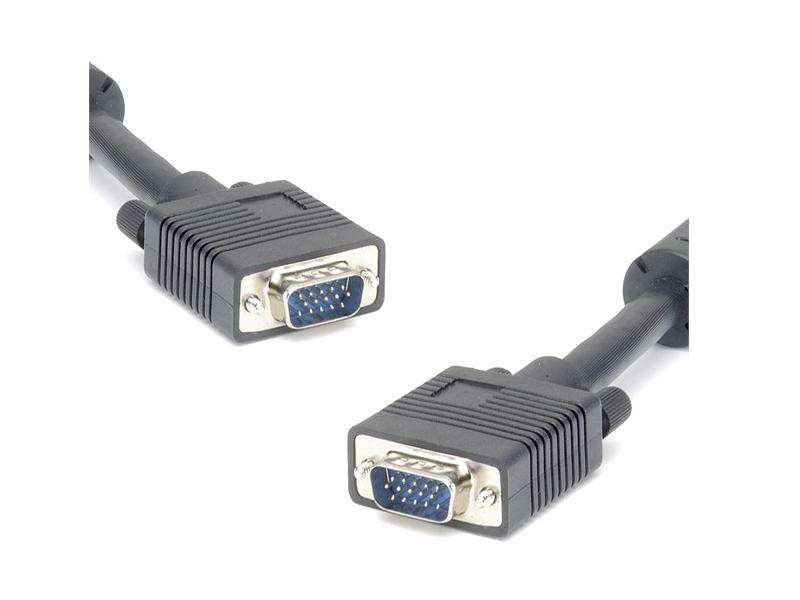5 Meter VGA Cable / HD15 (High Shield with Ferrite Cores) Male to Male