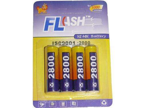 2800 mAh AA Rechargeable batteries - Pack of 4