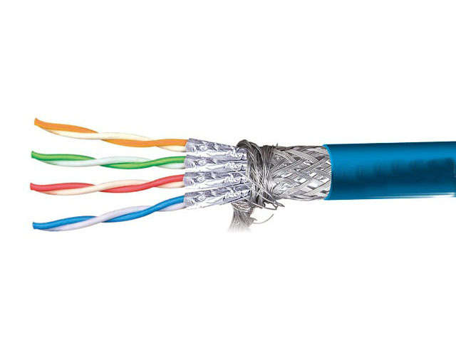 CAT7 SSTP Full Copper Ethernet Cable - up to 1Gb/s - Gray / Price per Meter