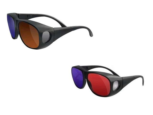 Anaglyph 3D Glasses for 2D to 3D Converter, PowerDVD 11, Nvidia Geforce 3D Vision or iZ3D (ATI 3D)