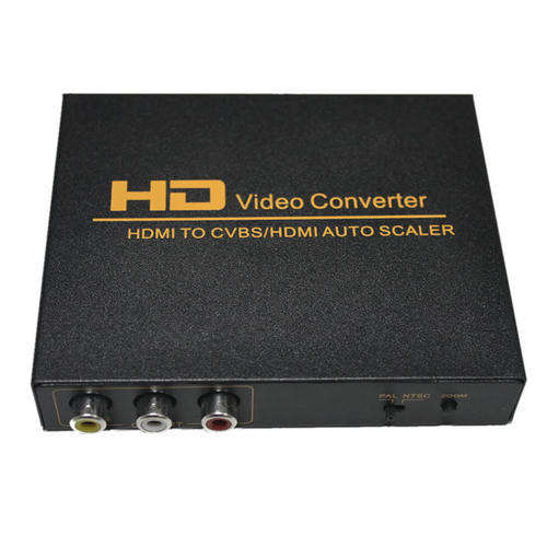 HDMI to AV / RCA (Composite / CVBS) video converter with Downscaler