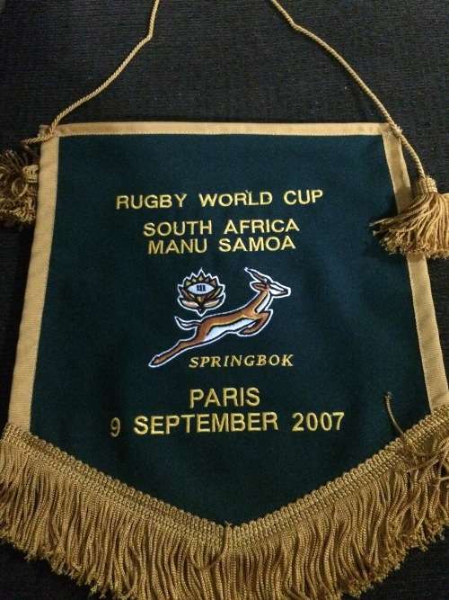 Springbok Pendant SA vs Samoa RWC 2007 9 Sept 2007